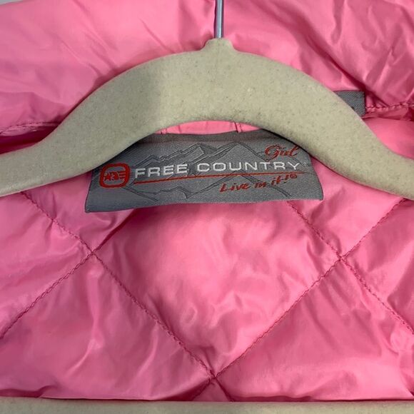 Girls Quilted Pink Vest - Picture 6 of 7